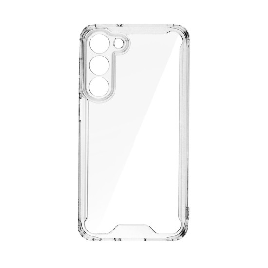 Capa de Silicone com Cantos Rígidos para Samsung Galaxy S23 Plus Transparente